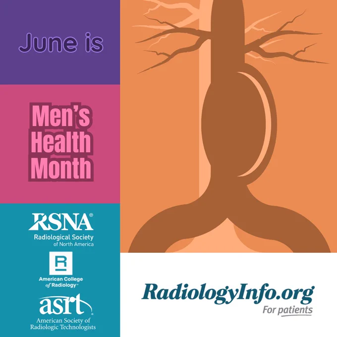 "June is Men's Health Month," by RadiologyInfo.org.