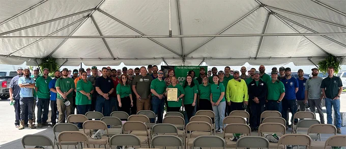 Group photo of Pratt Paper employees.