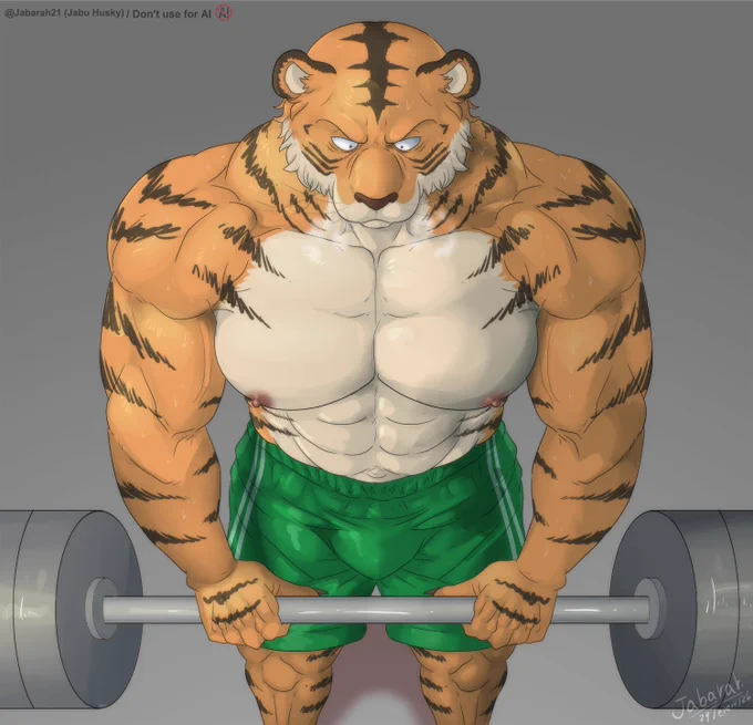 ビースターズ beastars bill tigre tiger muscle bara furry 