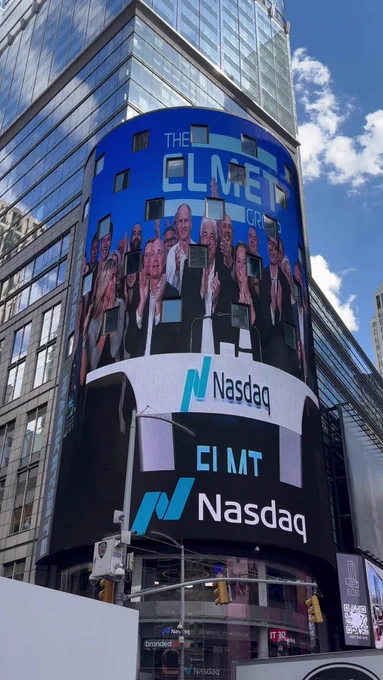 The Elmet Group (Nasdaq: ELMT) rings the Closing Bell at Nasdaq MarketSite on May 29, 2026.