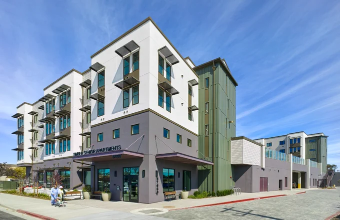 Photo of the completed building