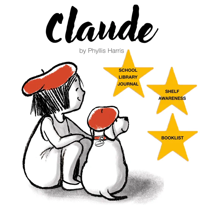 This email made me cry happy tears! I just found out my book, Claude, got its 3rd Starred Review! I am so thrilled that @sljournal, @ShelfAwareness, and now @ALA_Booklist love Claude! @Familius