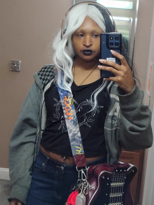 A selfie of me in front of a mirror
