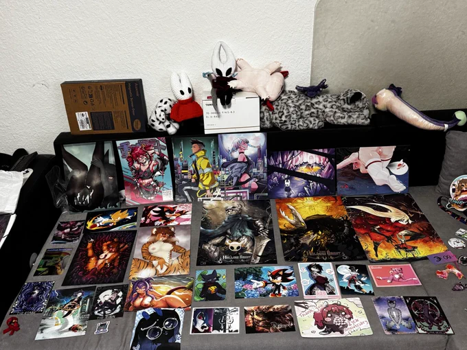 Many postcards, some of them are nsfw (not safe for work)
