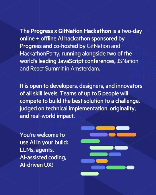 Hackathon image: Progress x GitNation