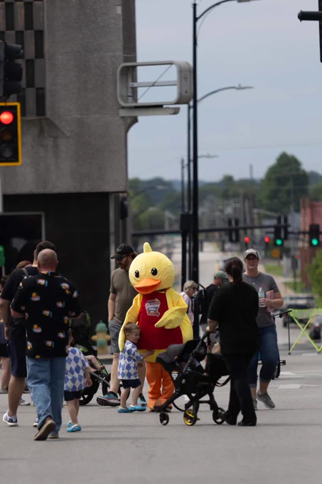 Hilltoppers and community members participated in the annual Duncan Hines Days. Images feature the kickoff featuring the parade and classic car show. 