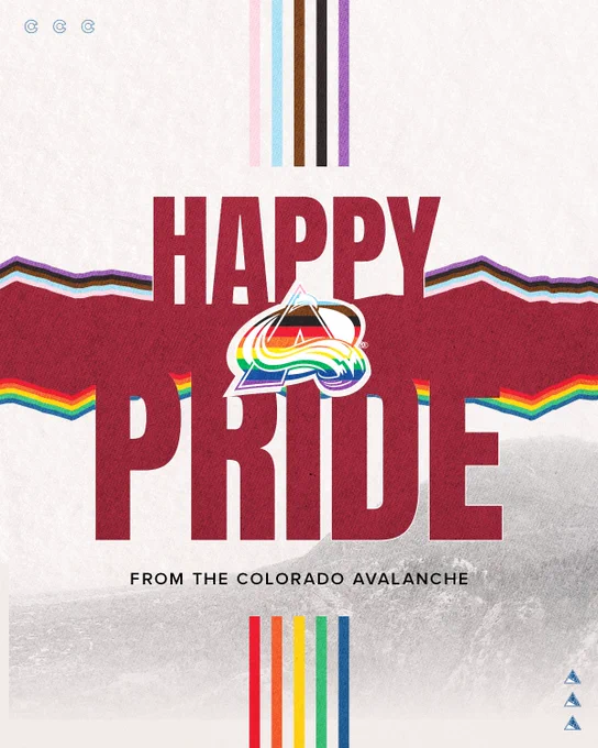 Happy Pride from the Colorado Avalanche