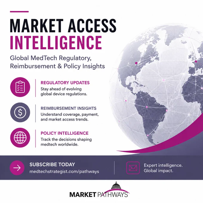 Market access is moving faster than ever. Stay ahead of #regulatory, reimbursement, and policy changes shaping global #medtech with insights from Market Pathways: https://bit.ly/4dSb3pT