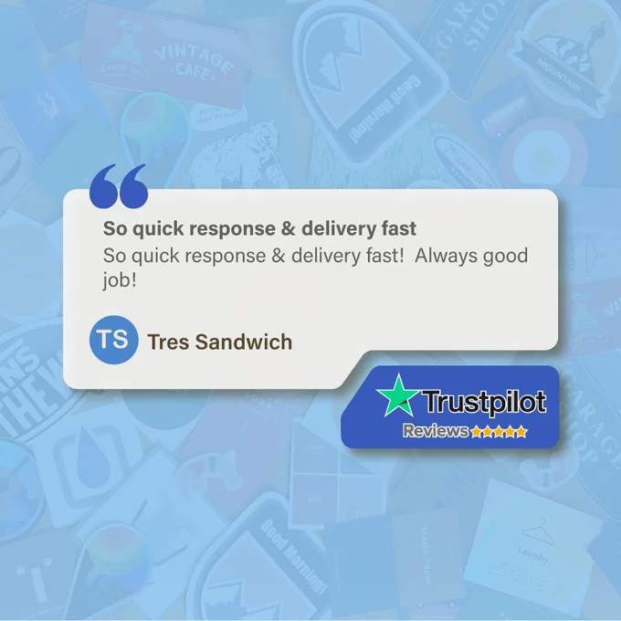 Tres Sandwich says, "So quick response & delivery fast"