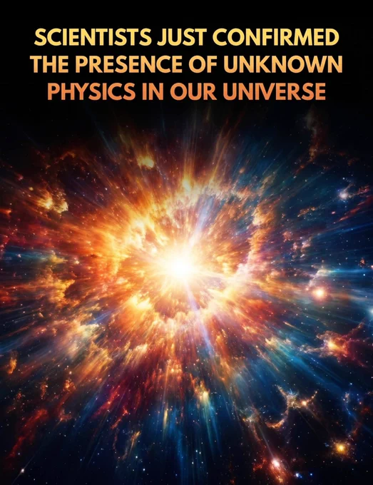 NASA telescopes have officially confirmed that our current laws of physics cannot explain the universe.

NASA’s James Webb Space Telescope and the Hubble Space Telescope have officially confirmed the "Hubble Tension," a discrepancy in the universe's expansion rate that defies current scientific models. 

For years, astronomers hoped the mismatch between different measurement methods was a simple error, but the latest data proves the universe followed different physical rules in its infancy compared to today. 

This discovery suggests that our foundational understanding of how space-time evolves is missing a critical piece of the puzzle, potentially pointing toward "new physics" that we have yet to define.

Beyond the expansion mystery, observations of ancient galaxies are challenging our theories of cosmic evolution. While ordinary matter accounts for only 5% of the universe, the remaining 95% is composed of dark matter and dark energy—forces that remain largely invisible .