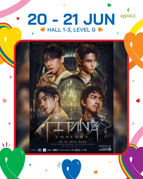 #THETITANSCONCERT ที่สุดของคอนเสิร์ตใหญ่แห่งปี ครั้งแรกกับการทำโชว์สุดพิเศษร่วมกันของ 4 ศิลปินตัวท็อป 4 สไตล์ ของ BAMBAM, JEFF SATUR, PP KRIT และ TIMETHAI 