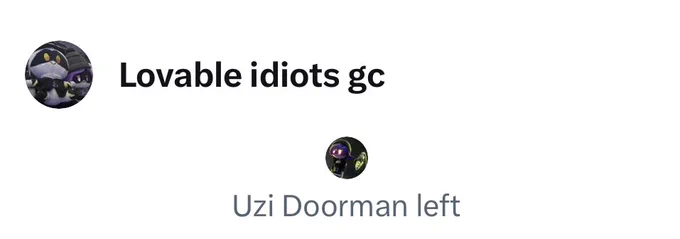 The “Lovable idiots gc” showing that Uzi Doorman left