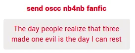 The day people realize that three made one evil is the day I can rest

