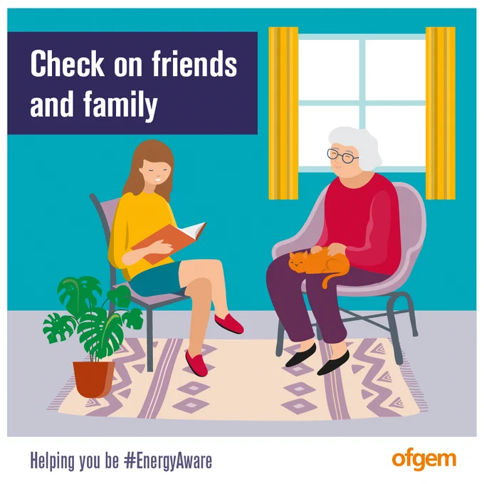 HEADLINE: Check on friends and family