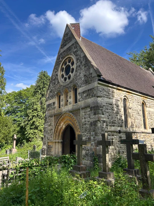 Grove Gardens Chapel on a sunny day