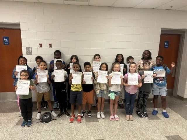 students with certificates