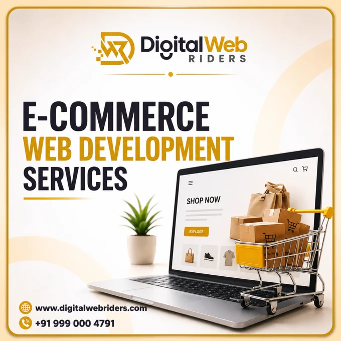 𝐂𝐮𝐬𝐭𝐨𝐦 𝐄-𝐂𝐨𝐦𝐦𝐞𝐫𝐜𝐞 𝐖𝐞𝐛𝐬𝐢𝐭𝐞 𝐃𝐞𝐯𝐞𝐥𝐨𝐩𝐦𝐞𝐧𝐭 𝐒𝐨𝐥𝐮𝐭𝐢𝐨𝐧𝐬

A great e-commerce website does more than display products it helps turn visitors into customers. From seamless shopping experiences to secure payments, every detail matters.

 Custom E-Commerce Websites
 Mobile-Friendly Design
 Fast, Secure & SEO-Ready
 Easy Product Management

Grow your business with a professional online store built for success.

🌐 www.digitalwebriders.com
📞  91 999 000 4791



#EcommerceWebsite #WebDevelopment #OnlineStore #DigitalWebRiders #WebsiteDesign #EcommerceDevelopment #BusinessGrowth #SEOFriendlyWebsite #WebDesign #OnlineBusiness #ShopifyDevelopment #WooCommerce #WebsiteDevelopmentServices