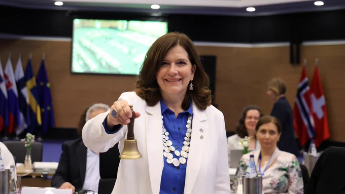 Deputy Minister @LinaKassianidou chairs today's discussions on:
🔹Protecting cultural rights and heritage 
🔹Combating the illicit trafficking of cultural goods

#CY2026EU 🇨🇾🇪🇺