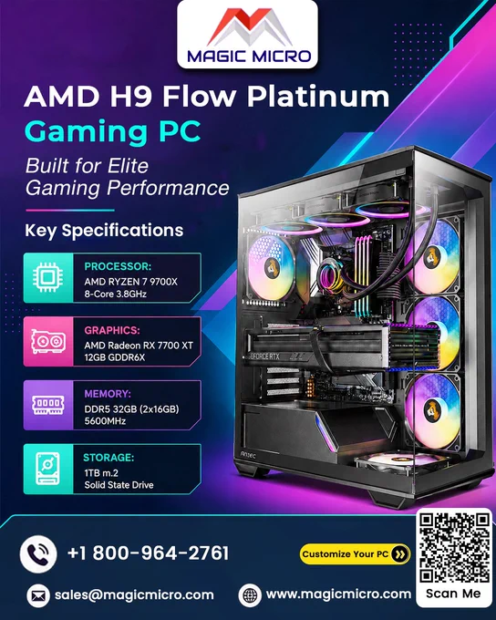 AMD H9 Flow Platinum Gaming PC