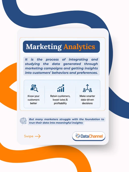 Marketing Analytics is the process of integrating and studying the data generated through marketing campaigns and getting insights into customers’ behaviors and preferences.