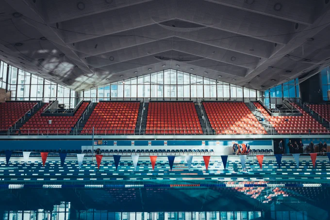 Coventry Central Baths – Coventry City Architect’s Department, under Arthur Ling and Terence Gregory; Michael McLellan principal architect, Paul Beney assistant, 1956-66
Image credit: Dylan Parrin