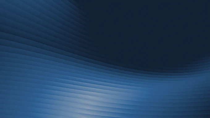 Abstract digital background with layered, curved wave patterns in shades of dark and light blue. Smooth gradients and flowing lines create a sense of depth and motion across the image, with no text or people present.