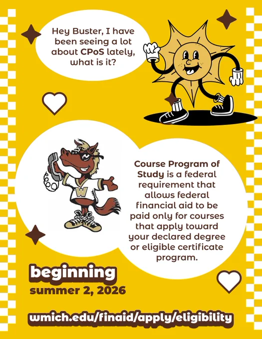 Course Program of Study is a federal regulation and process that governs the disbursement of federal aid, ensuring that aid is only paid for courses that count towards a student's program.