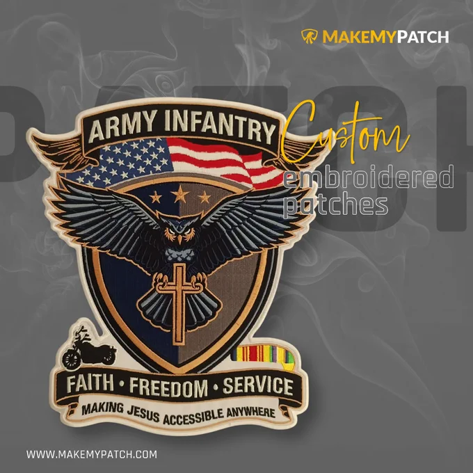 Create faith custom patches to express your beliefs, inspire others, and carry your values with you wherever you go.

#FaithPatches #CustomPatches #FaithAndPurpose #WearYourBeliefs #SpiritualDesign #CustomEmbroidery #MakeMyPatch #FaithInspired