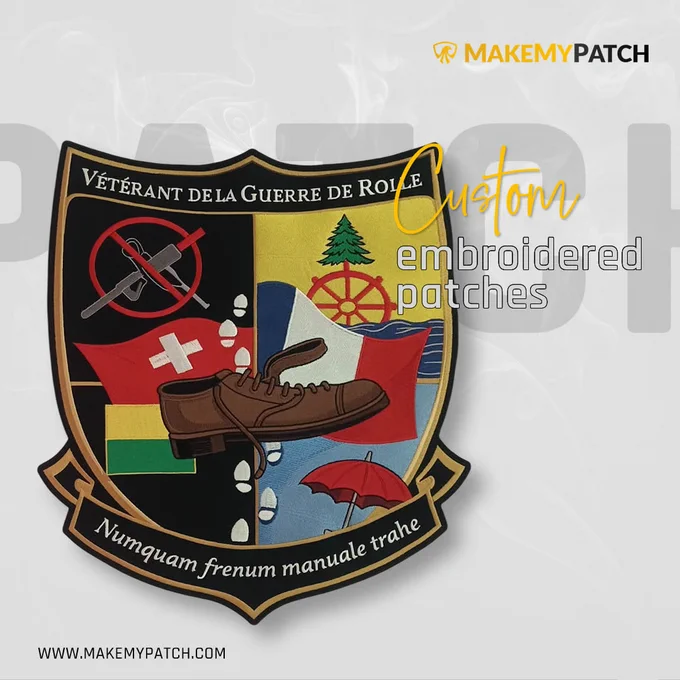 Create memorial custom patches to honor a loved one, commemorate their legacy, and keep their memory close wherever you go.

#MemorialPatches #CustomPatches #HonorTheirMemory #LegacyInThread #CommemorativePatches #CustomEmbroidery #MakeMyPatch #NeverForgotten

