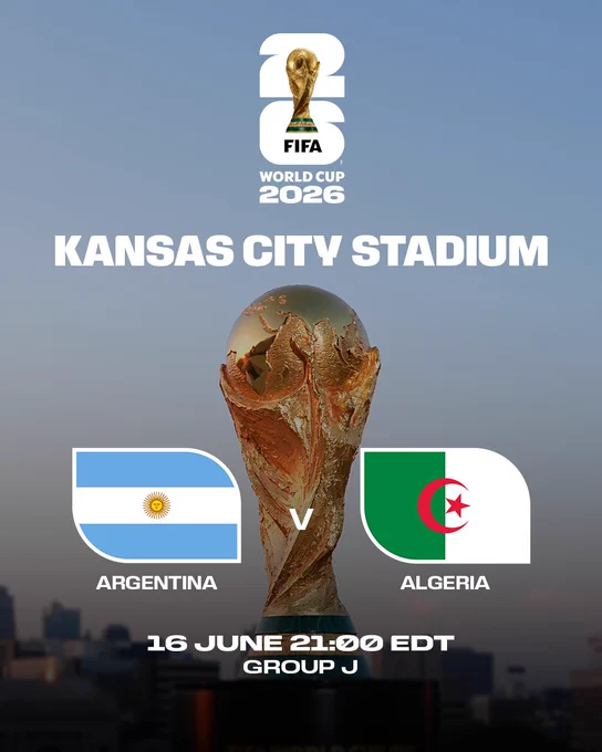 Argentina v Algeria - Kansas City Stadium