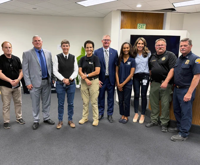 team of people working together to help keep fans, visitors, and communities safe. Yesterday, Cal OES Director Caroline Thomas Jacobs visited our team at the FIFA LA Joint Tactical Operations Center and Joint Information Center, where local, state, and federal partners are coordinating in real time to support a safe and memorable World Cup experience across California