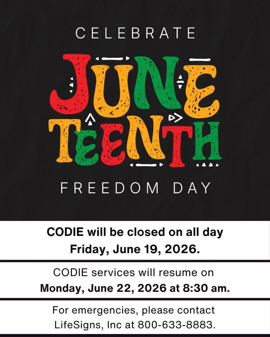 
ID: "CELEBRATE".  A decorative fonts of JUNETEENTH.  "FREEDOM DAY".  Black background.