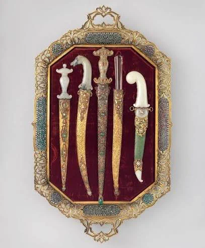 Weapons held by the Sultan of the Turkish Ottoman Empire