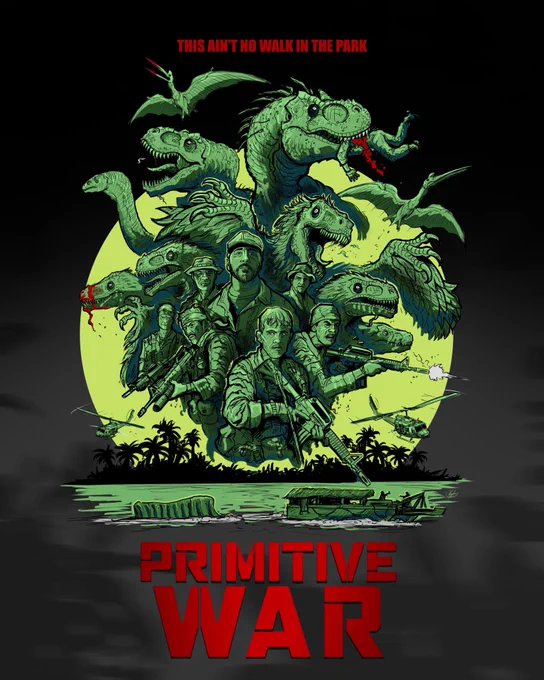 Poster for war-horror movie PRIMITIVE WAR