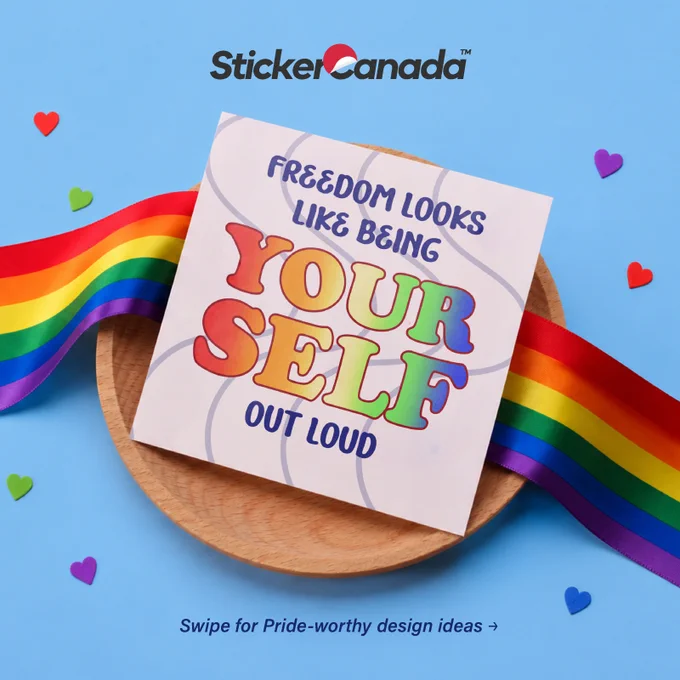 Freedom looks like being yourself out loud.