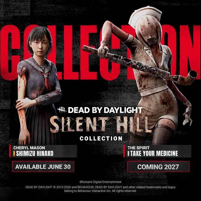 Shimizu Hinako Cosmetic for Cheryl Mason, and Take Your Medicine Cosmetic for The Spirit from the Silent Hill Collection.