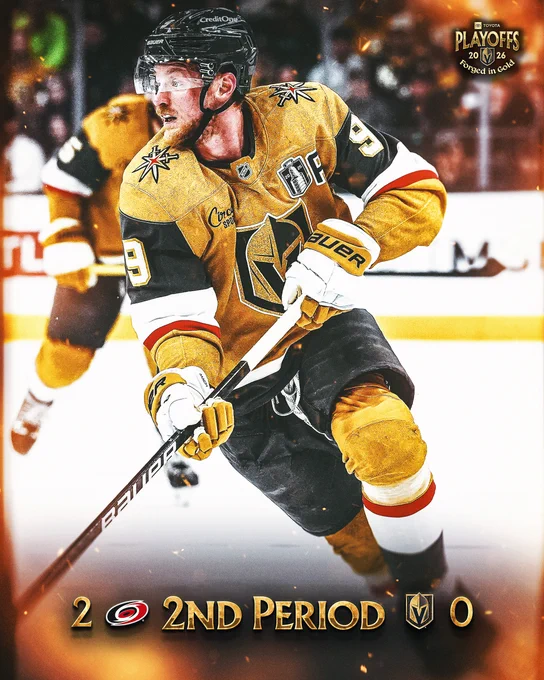 End of 2: CAR 2, VGK 0