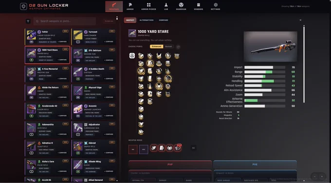 New Weapon Inspect layout.