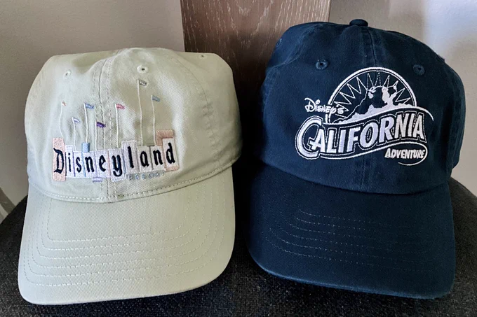 “Vintage” Disneyland Park and Disney’s California Adventure Park hats