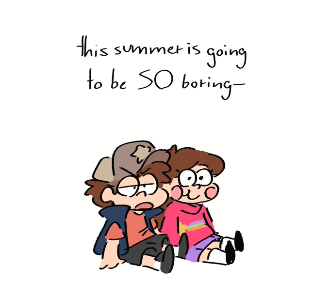 Dipper: Este verano va a ser MUY aburrido-