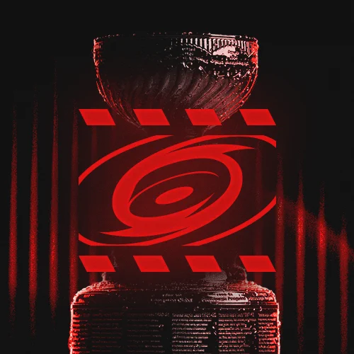 Photo of the Canes new profile pic with the Canes logo and Stanley Cup