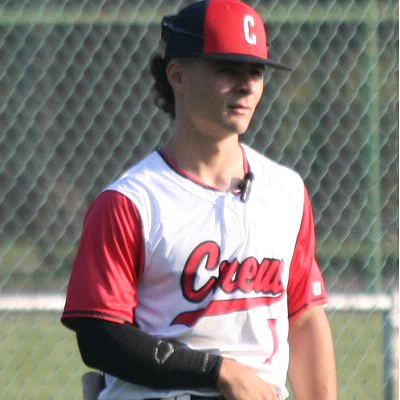 Noah Waldron hit an inside the park grand slam in the Crew's 27-0 romp of the Pirates.