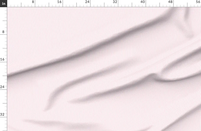 Soft Blush Pink Pinstripe in an English Country Garden Fabric surface pattern design image