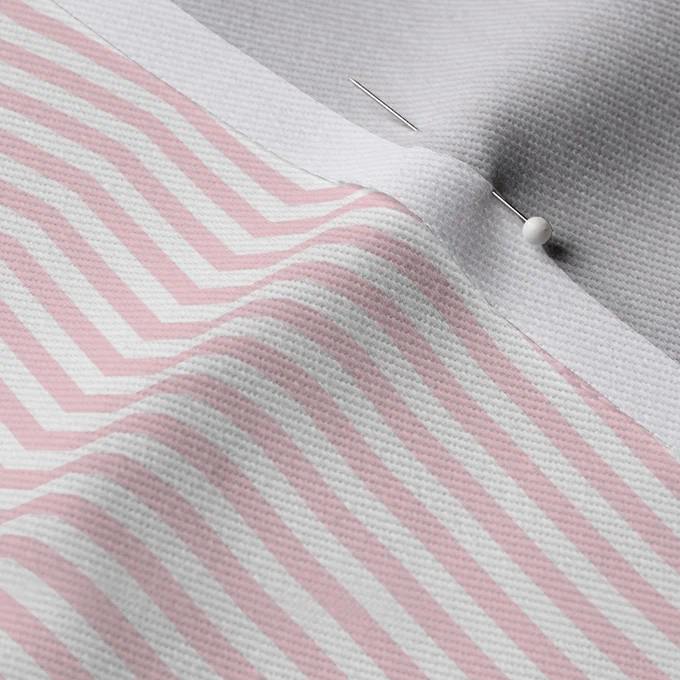 Soft Blush Pink Pinstripe in an English Country Garden Fabric surface pattern design image