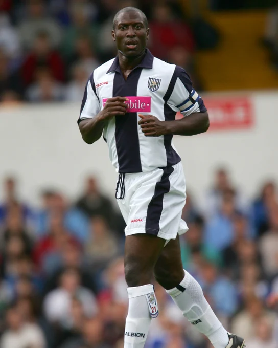 Kevin Campbell in Albion colours.