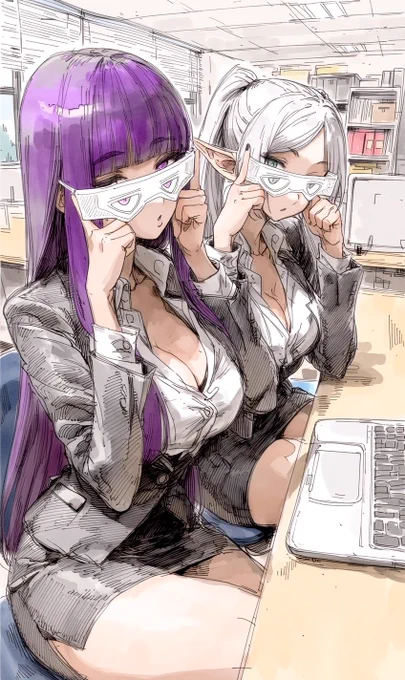 SFW illustration. Made with Nijijourney