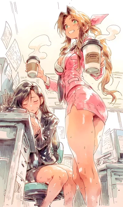 SFW illustration. Made with Nijijourney