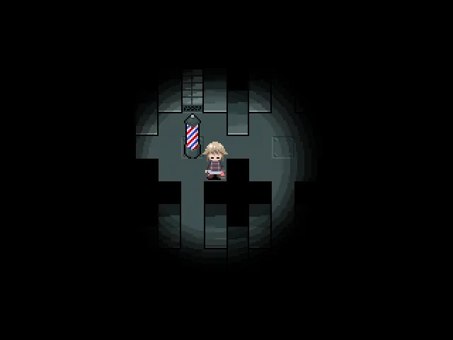fangame: Yume 2kki (2007) location: dark warehouse