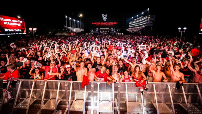 Photo of outside the Lenovo Center 