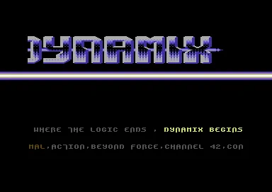Screenshot of "Timerunner" - Crack: Dynamix - Published by Game On-CP Verlag on Commodore 64 (1989)